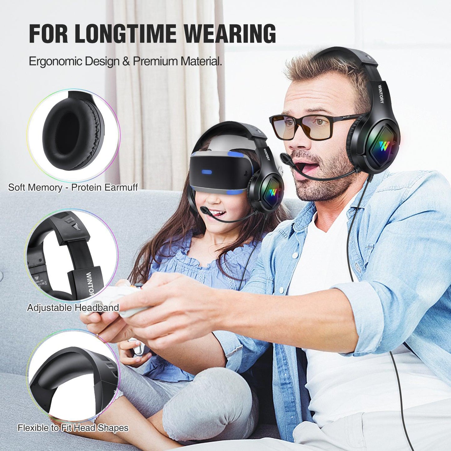 Exclusive model  Wintory M1 Gaming Headset