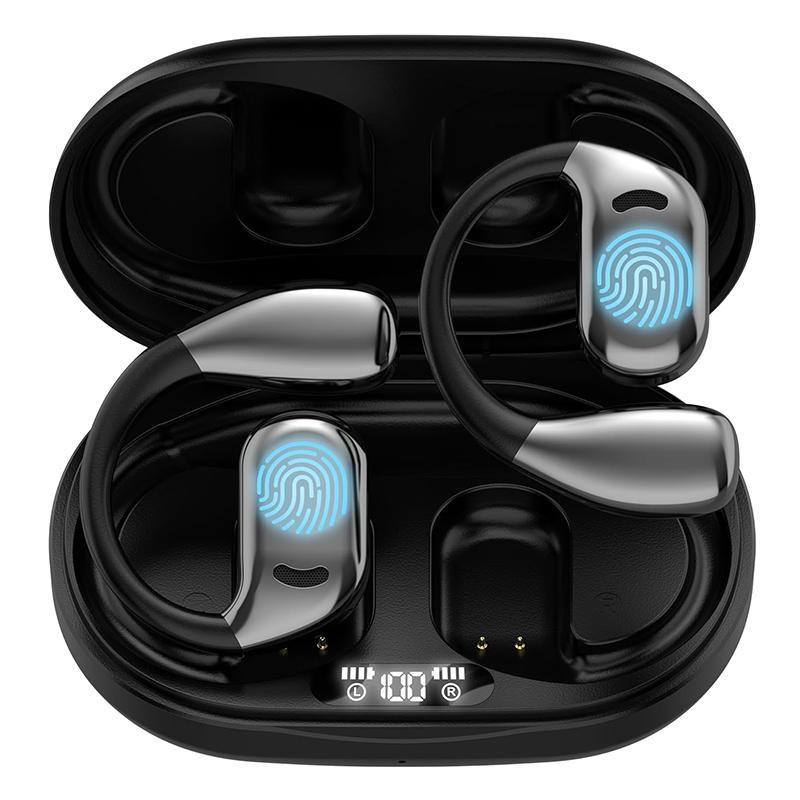 Wintory Wireless Earbuds - Open Ear Bluetooth with Mic for iPhone and Android - Sports Earbuds for Running,Cycling,Audio Electronic Headset Headphones