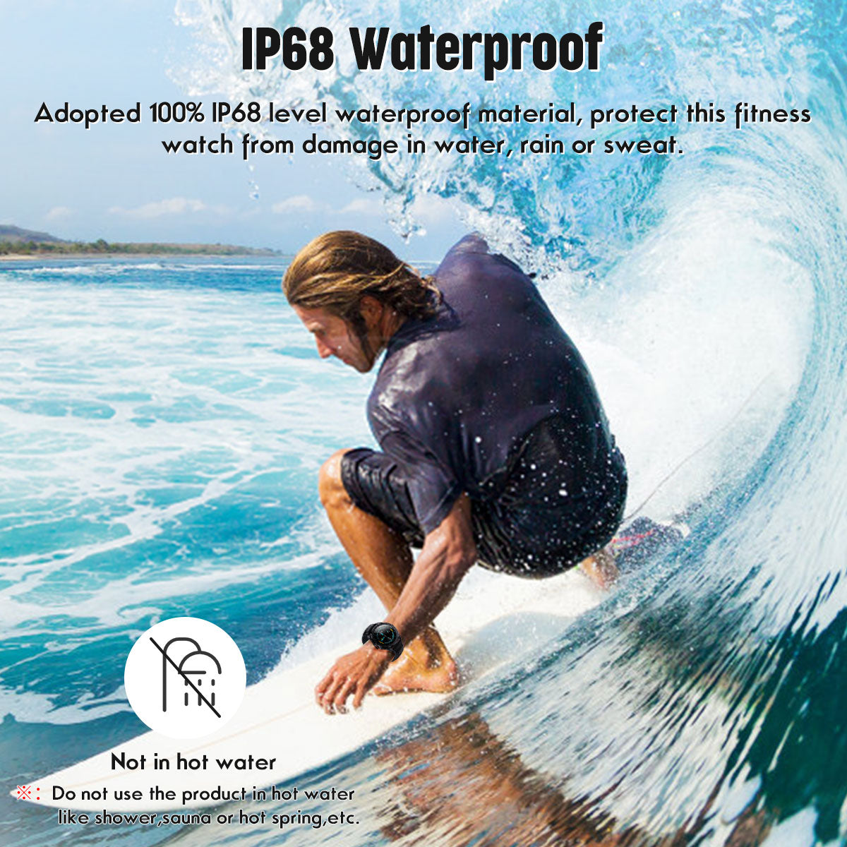 SN88 Round Full Touch Screen Smart Watch Wintory