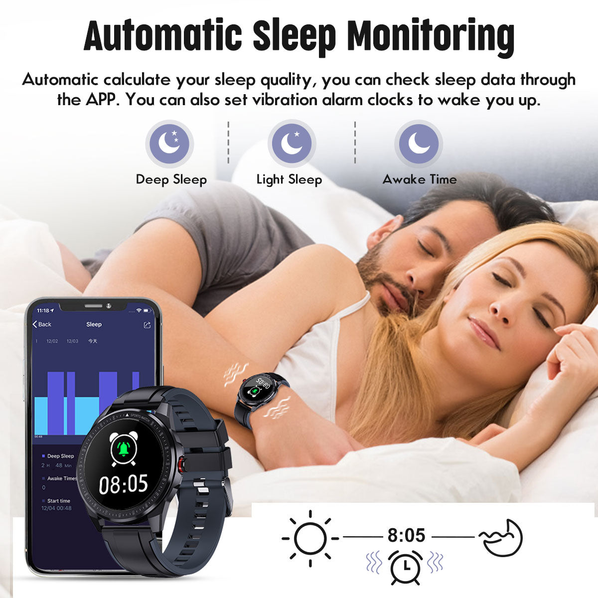 SN88 Round Full Touch Screen Smart Watch Wintory