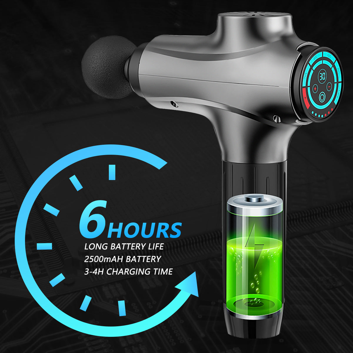 Wintory Y6 Massage Gun Deep Tissue, Percussion Muscle Massager Gun Wintory