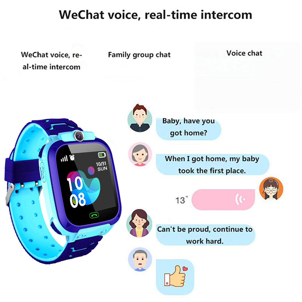 Smart Watch Waterproof for Kids , Kids Smart Watch for Boys girls with Video call, Two-WayCall, SOS, Flashlight, Alarm Clock , Birthday Gifts for Children 3-12Y Wintory