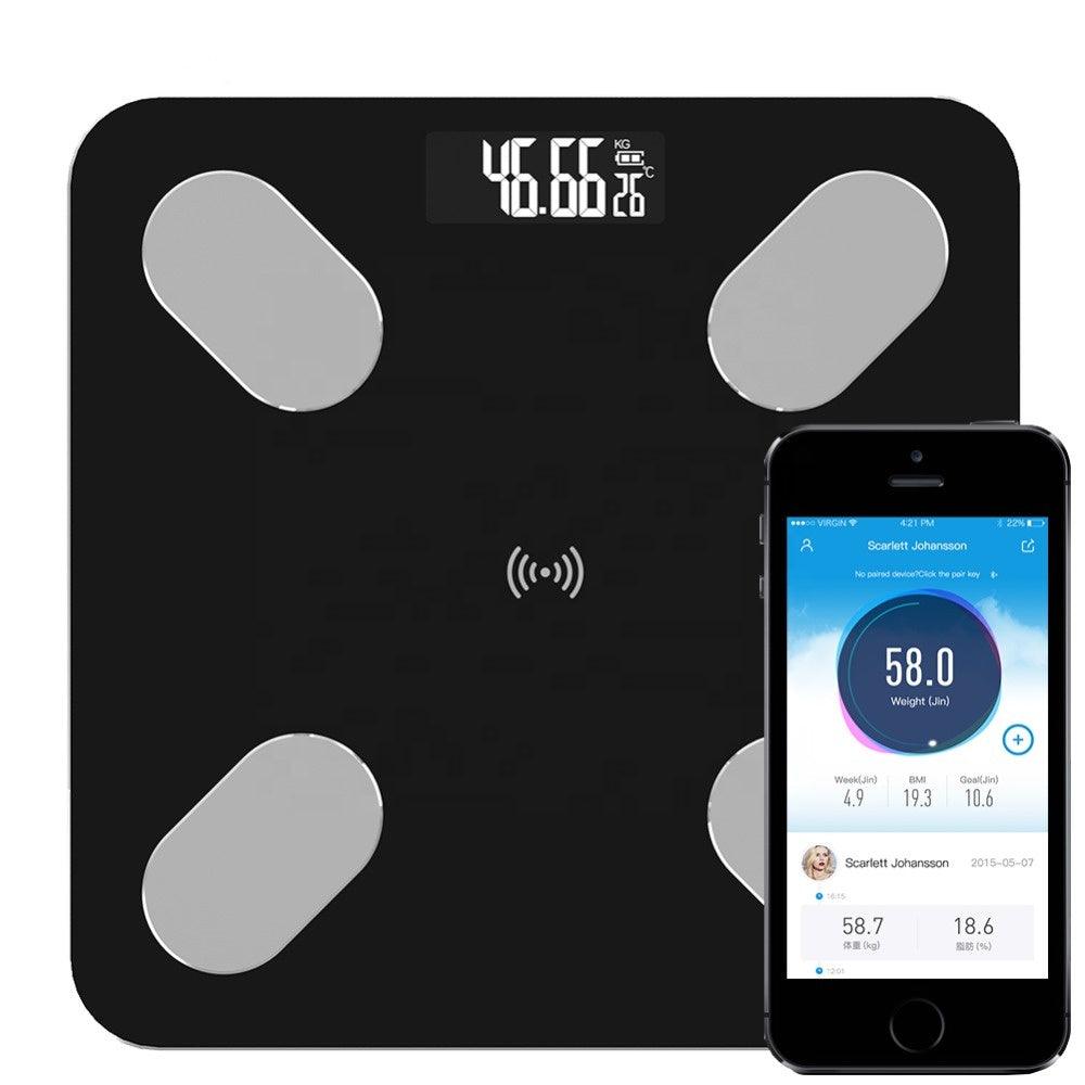 Bluetooth Body Fat Scales, Smart Digital Bathroom Weight Weighing Scales for Body Composition Analyzer with Smart APP, Body Composition Scales for Fitness Wintory