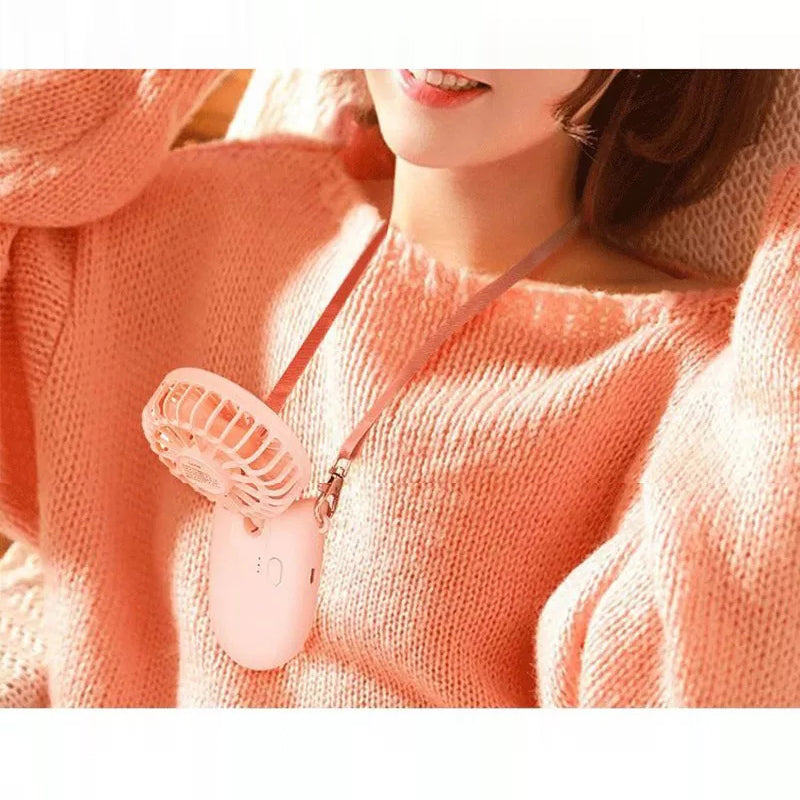 Mini Handheld Fan, USB Desk Fan, Small Personal Portable Table Fan with USB Rechargeable Battery Operated Cooling Folding Electric Fan for Travel Office Room Household Wintory