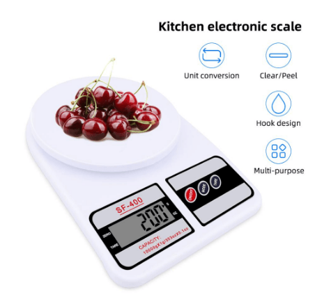 Food Fruit Vegetable Coffee Bean Spice Weighing Cover Display Battery Electronic Digital Kitchen Food Scale Wintory