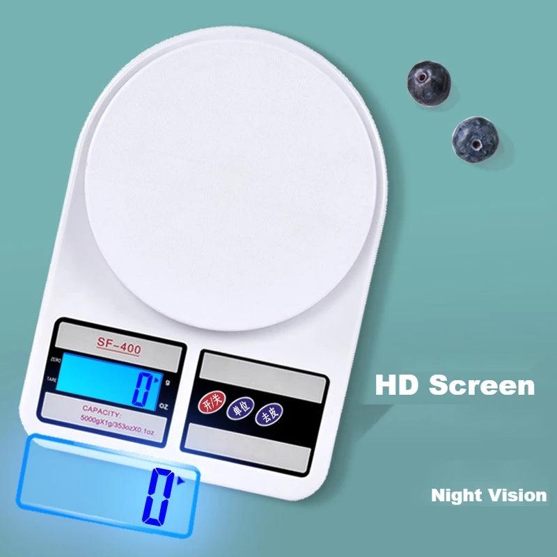 Food Fruit Vegetable Coffee Bean Spice Weighing Cover Display Battery Electronic Digital Kitchen Food Scale Wintory