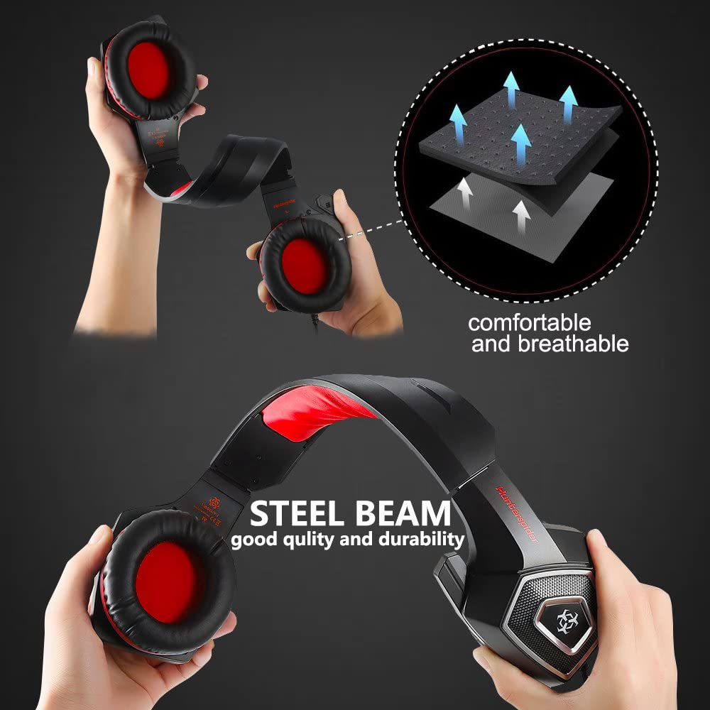 Wintory V1 gaming Headset LED  for Xbox One, PS4, PC Wintory