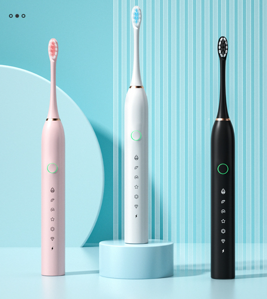 New USB rechargeable electric toothbrush ultrasonic cleaning soft hair couple adult automatic toothbrush Wintory