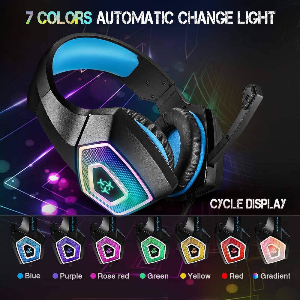 Wintory V1 gaming Headset LED  for Xbox One, PS4, PC Wintory