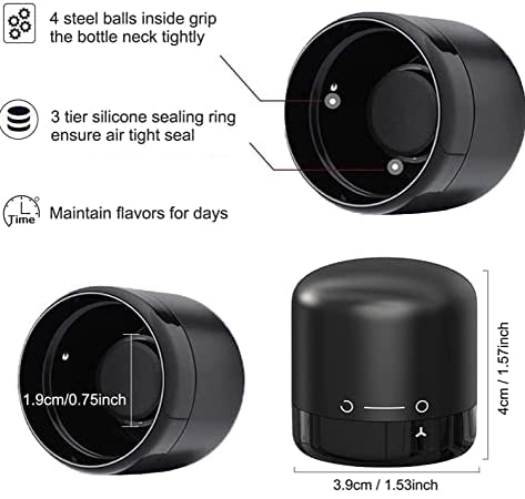 Silicone Corks, Reusable Bottles with Rotary Switch, Corks, Corks Keep Fresh Wintory