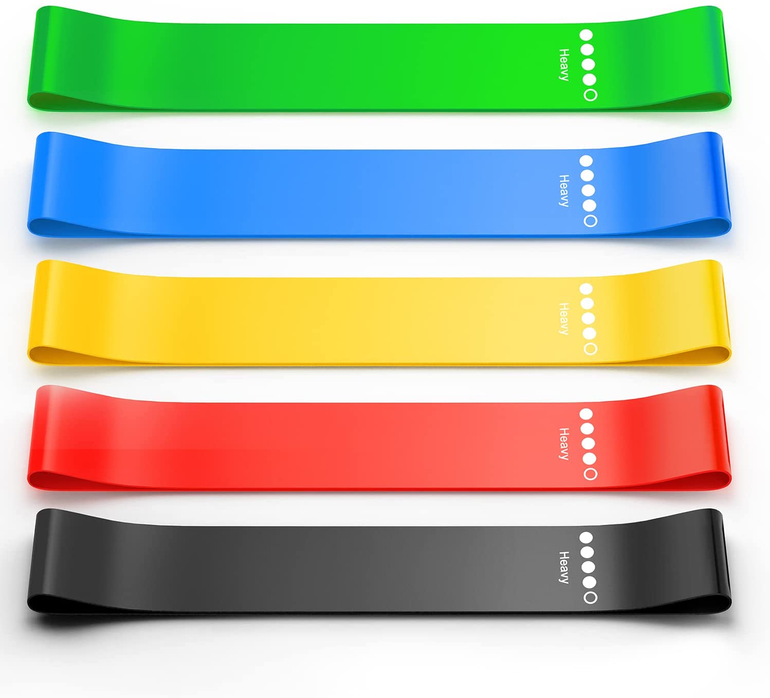 Resistance Bands, Exercise Workout Bands for Women and Men, 5 Set of Stretch Bands for Booty Wintory