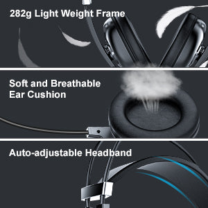 WINTORY Air 2.4G Headset for PS4 PC TV Wireless Gaming Headphones Wintory