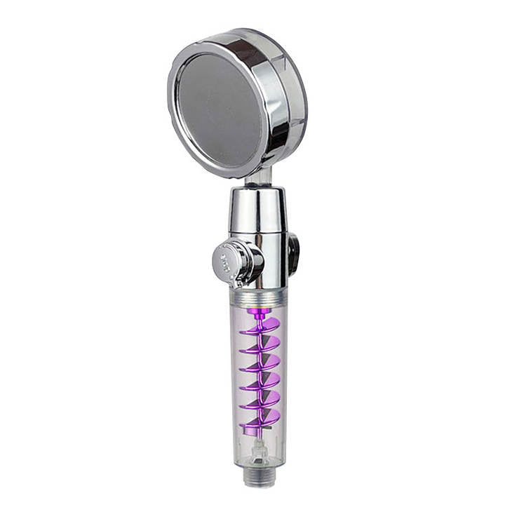 Upgraded Propeller High Pressure Shower Head, 360 Watt Turbo Spa Whirlpool Shower Head, Handheld Hydro Jet Fan with Pause Switch Wintory