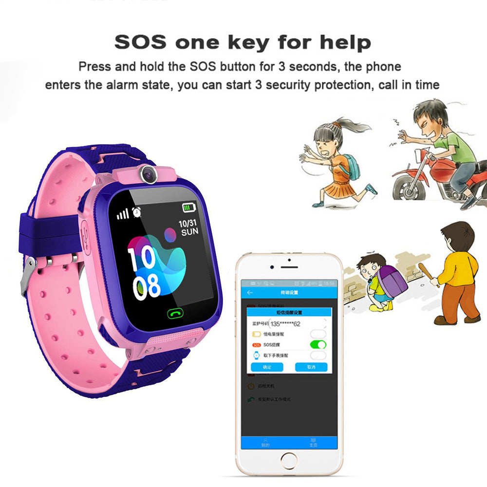 Smart Watch Waterproof for Kids , Kids Smart Watch for Boys girls with Video call, Two-WayCall, SOS, Flashlight, Alarm Clock , Birthday Gifts for Children 3-12Y Wintory