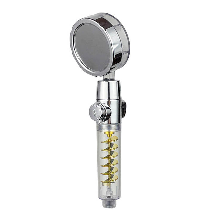 Upgraded Propeller High Pressure Shower Head, 360 Watt Turbo Spa Whirlpool Shower Head, Handheld Hydro Jet Fan with Pause Switch Wintory
