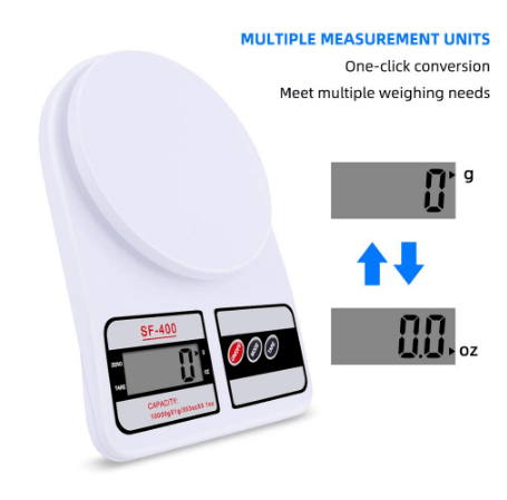 Food Fruit Vegetable Coffee Bean Spice Weighing Cover Display Battery Electronic Digital Kitchen Food Scale Wintory
