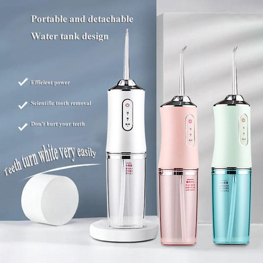 2022new electric Portable intelligent Oral Irrigator Water Flosser For Teeth Cordless Teeth Cleaner Wintory